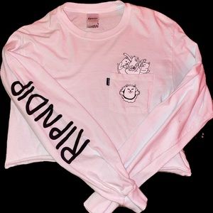 Ripndip cropped T-shirt size s